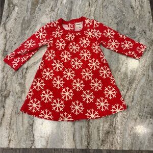 Hatley red snowflake dress 12-18 month